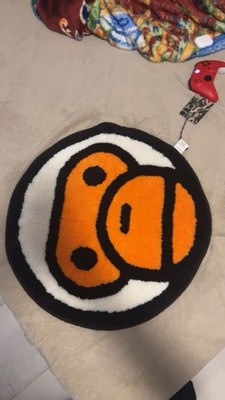 A Bathing Ape Milo Rug Mat Baby Milo BAPE Ape Head Rug Mat Japan New Rare
