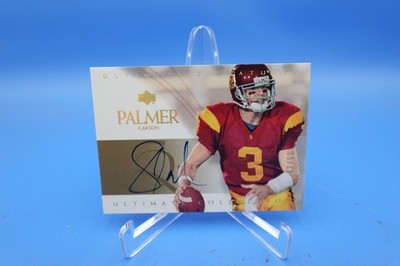2003 Upper Deck Ultimate Collection Carson Palmer On Card Auto USC Trojans