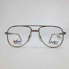 Uvex Sperian Honeywell Safety FC 601 Pewter Aviator Eyeglasses Frames 54-16-140