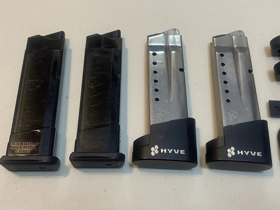 Smith & Wesson M&P Shield 9 mm HYVE +2/OEM 8rd Magazine (2), ETS 9rd Mags (2)+ Más Foto 3 de 4