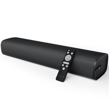 Yinet-EU 17in TV Soundbar Bluetooth 5.3 56W 3 EQ Modes ARC Optical AUX Black UK