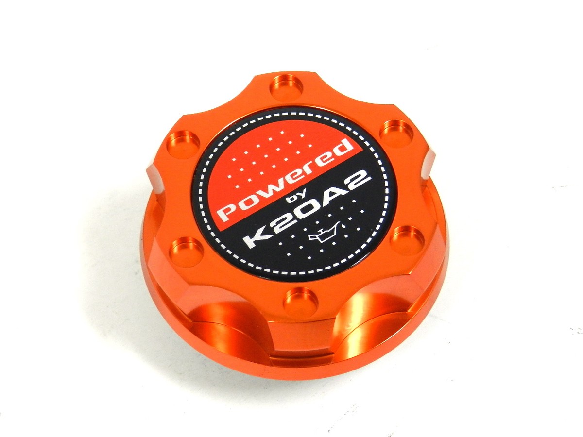 ORANGE BILLET CNC RACING ENGINE OIL FILLER CAP HONDA CIVIC