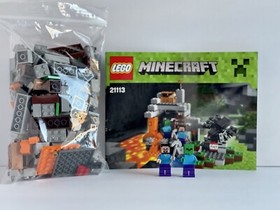 LEGO 21113 Minecraft The Cave 100% Complete w Box *Retired*