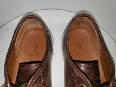 Frye Brett Brown Distressed Leather Lace Up Low Sneakers Men\'s Size 13 Men main image 3