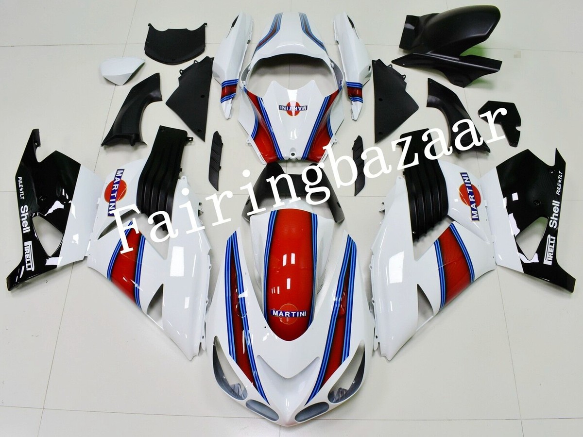 syokougyoページ‼️ホワイト＆ブラックモール Fit for ZX14 2006-2011 White Red Black Blue ABS Injection Bodywork