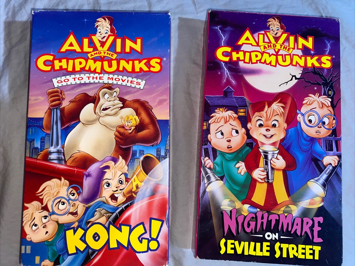 超貴重 ムスタングス ライブイン エル・カミーノ　 VHS Alvin and the chipmunks Kong and nightmare on Seville Street VHS 2