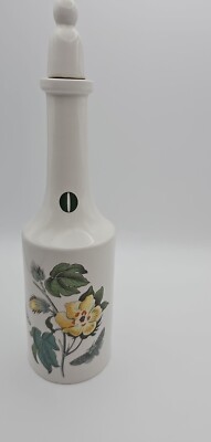 Portmeirion 1972 Botanischer Garten Ölausgießer Flaschenverschluss Barbados Baumwolle Blume