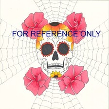 Skull with Pink Floral