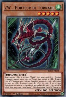 Yu Gi Oh! ZW - Tornadoträger KICO-FR035 selten auf Französisch