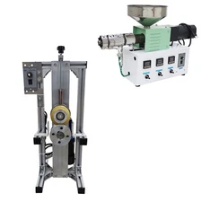 Single Screw Extruder+Extrusion tractor machine Plastic Extrusion ProcessingLine