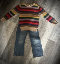 5 Year Old Boys GAP Striped Sweater And Jeans