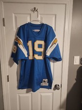 100% AUTHENTIC MITCHELL & NESS 1963 LANCE ALWORTH CHARGERS JERSEY Sz 48 XL 