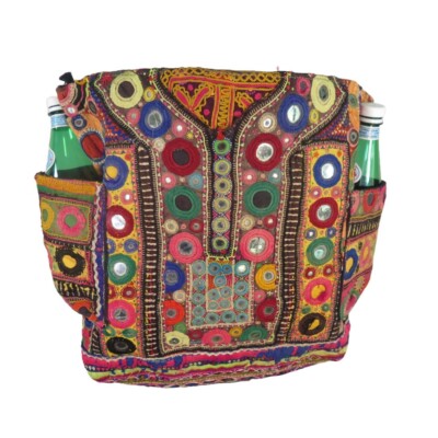 Banjara Bag|Authentic|Gypsy|Tote|Shoulder|Boho|Bottle Pocket|60s|Patchwork Style