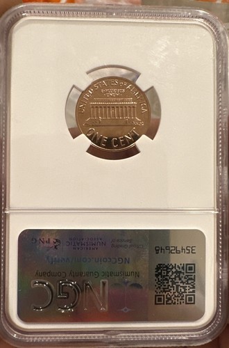 1964 P NGC PF67 RD RED PROOF LINCOLN MEMORIAL 1C PORTRAIT LABEL- Book Value $35 - Picture 2 of 2