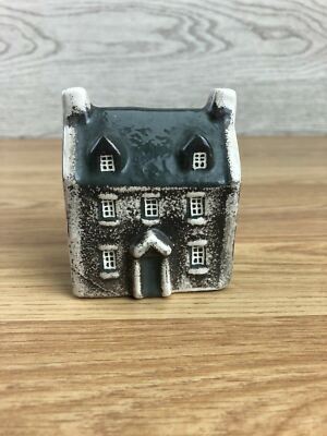 Miniatur Haus Ornament Dorf Sammlerstück Keramik Landhaus 3'' Weihnachten