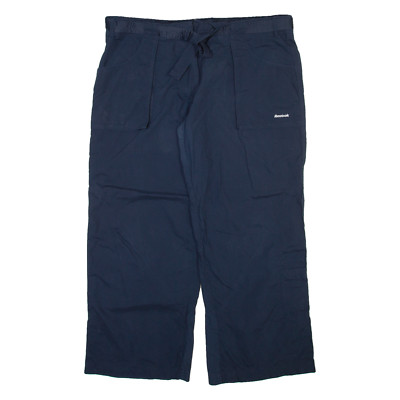 REEBOK Damenhose Blau Entspannt Gerade W38 L28