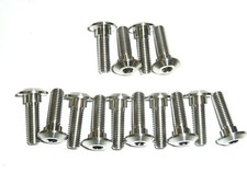 Kawasaki Vulcan 1700 Voyager Titane Avant Et Arrière Frein Disque Rotar Bolt Lot