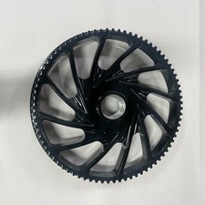 CLEARANCE SOLID BLACK "TURBO" REAR PULLEY 2008-2012 CAN-AM SPYDER RS/RT MODELS