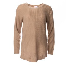 Lularoe MARIAH Camel Neutral Solid Long Sleeve Sweater Top Sz XS NWT