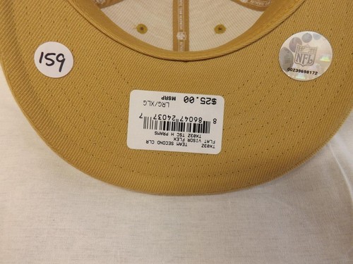 New Los Angeles Rams Mens Size L/XL Reebok Tan Flatbrim Flex Fit Hat $25 - Picture 4 of 7