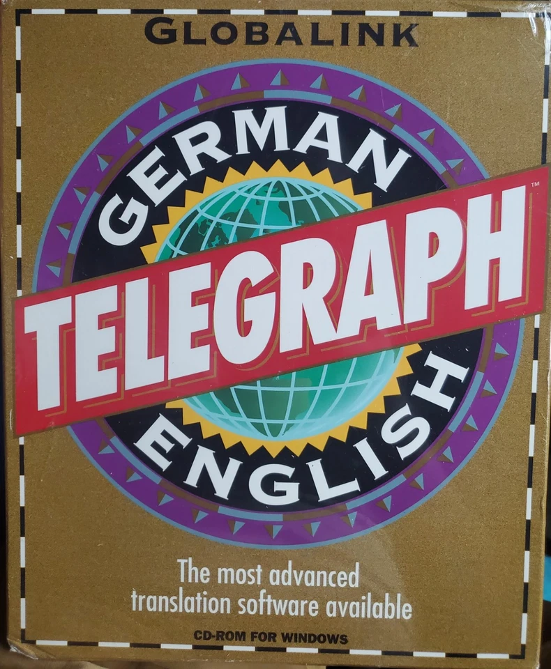GLOBALINK TELEGRAPH GERMAN/ENGLISH TRANSLATION SOFTWARE FOR WINDDOWS - Image 2 of 3