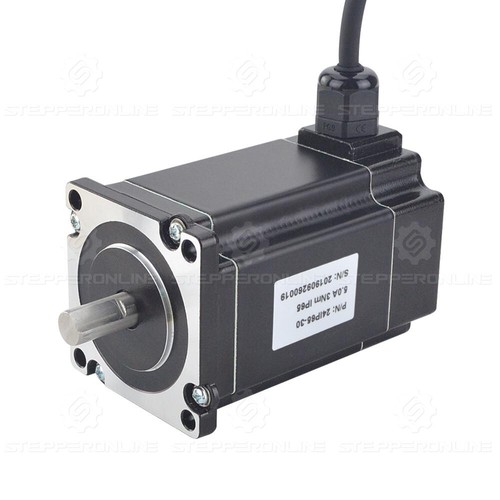 STEPPERONLINE IP65 Wasserdichter Nema 24 Schrittmotor 5A 3Nm 60x100mm CNC
