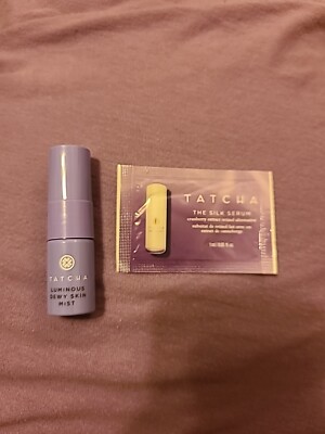 NEW Tatcha Luminous Dewy Skin Mist 5mL + The Silk Serum Retinol Alt 1ml