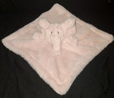Lovey Super Soft Pink Elephant Security Blanket Plush Toy Baby Lovie Nursery