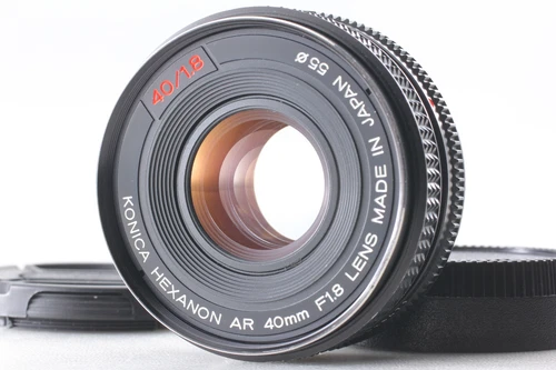 [Exc+5] Konica Hexanon AR 40mm f/1.8 Pancake SLR MF Prime Lens From JAPAN