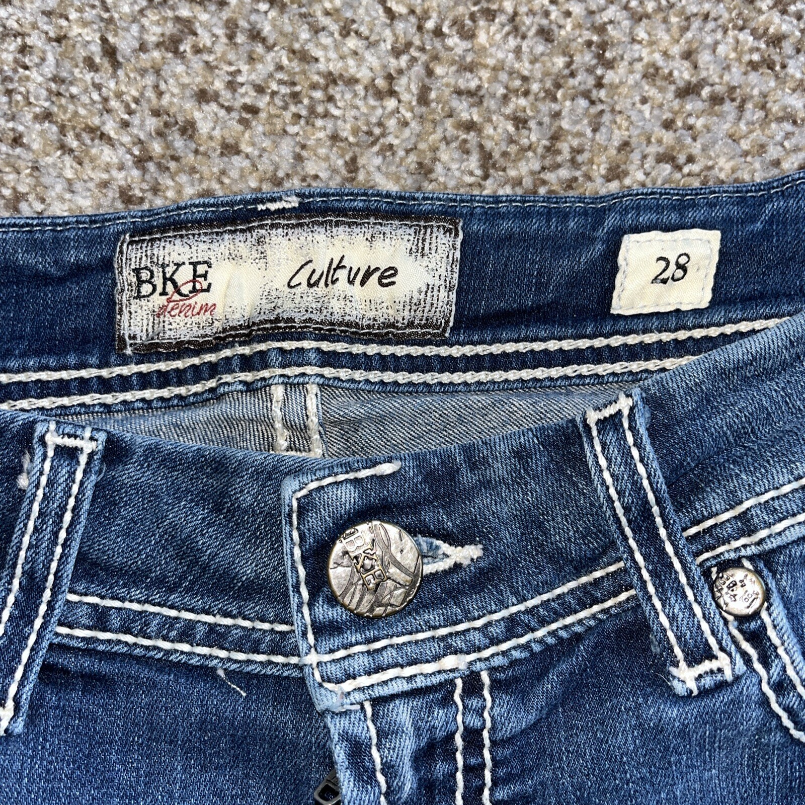 BKE Culture Denim Shorts Women’s  Size 28 Waist 30 - View 2