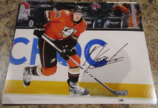 MAXIME COMTOIS SIGNED 8X10 MATTE PHOTO ANAHEIM DUCKS (H) MAX COMTOIS