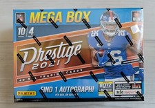 🔥2021 Panini Prestige NFL Football Mega Box New Sealed In Hand Fast Ship Auto📈