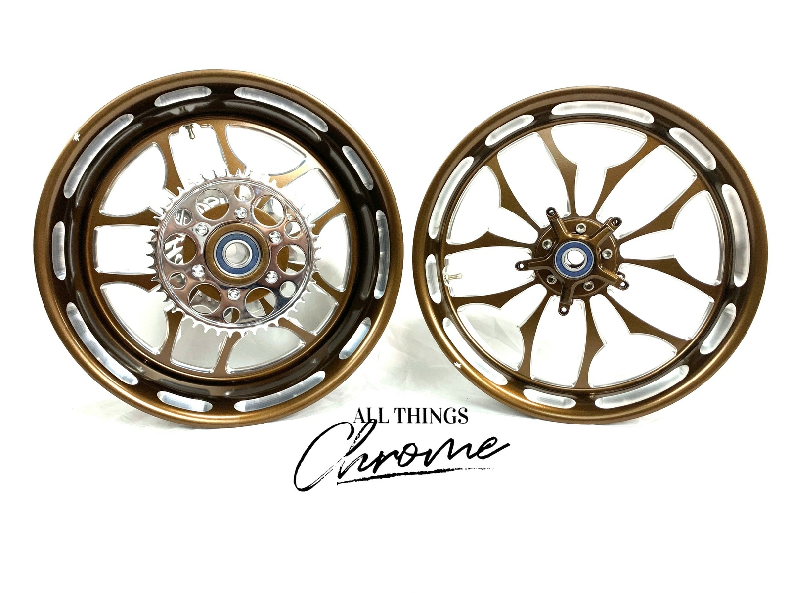 240 FAT TIRE SUPER ROOT BEER CONTRAST RECLUSE WHEELS 2008-2012 SUZUKI HAYABUSA