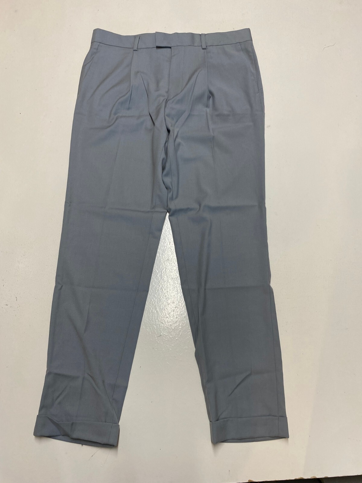 Ex TOPMAN Grey Skinny Smart Trousers 