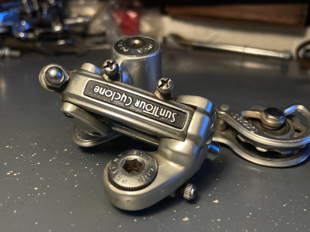 パーツ SunTour Cyclone GT Vintage 70's Suntour Cyclone GT Rear Derailleur, with