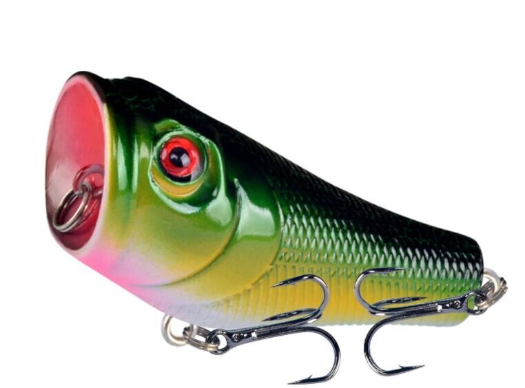 5PCS Topwater Poppers Fishing Lures Floating Bait Artificial Trolling Swimbaits - Image 5