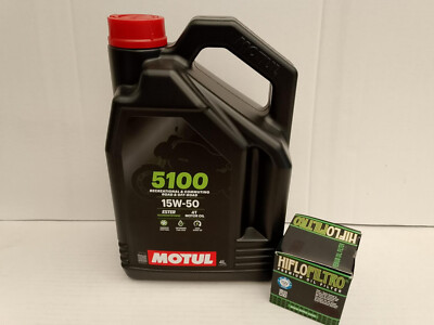 Motul Öl 5100 / Ölfilter Aprilia RSV1000 RSV1000R Mille