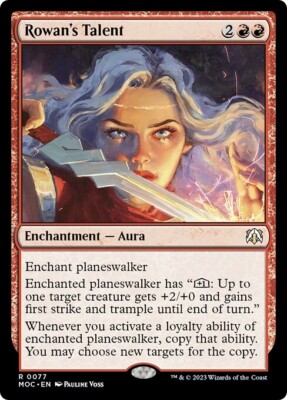 ROWAN'S TALENT mtg NM-M Commander March of The Machine 1 Rare