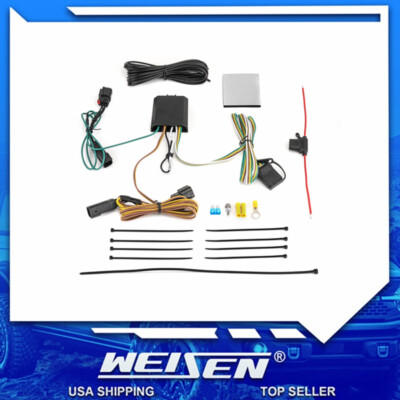 WEISEN Trailer Hitch Tow Wiring Harness For Jeep Grand Cherokee L 2021-2024