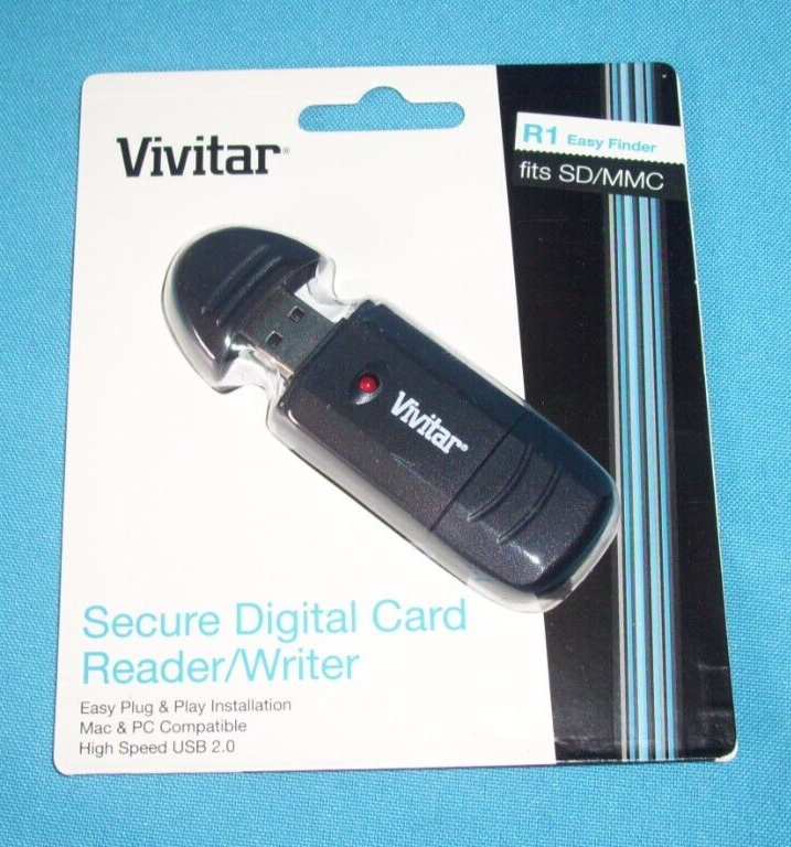 Vivitar Secure Digital Card SD Reader Writer MAC PC eBay