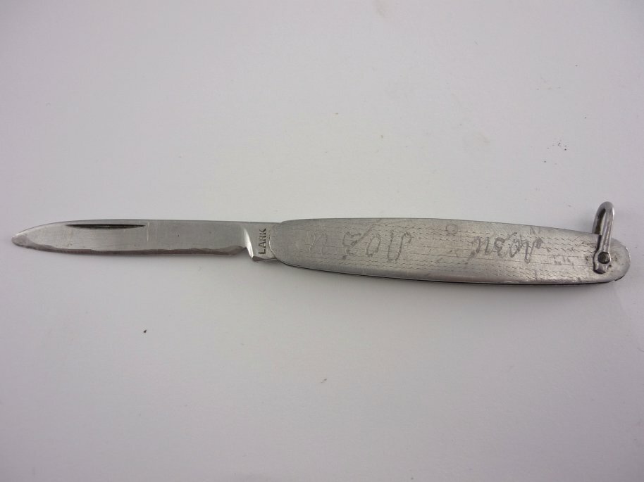 Vintage LARK Mini Pocket Knife Decorated Stainless Steel 1960s` eBay