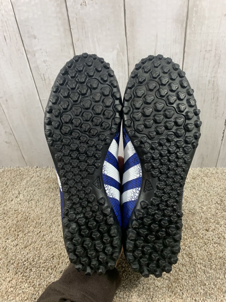 Adidas Men Predator FREAK.4 TF Cleats Futsal Black Blue Adidas Men Predator FREAK.4 TF Cleats Futsal Black Blue