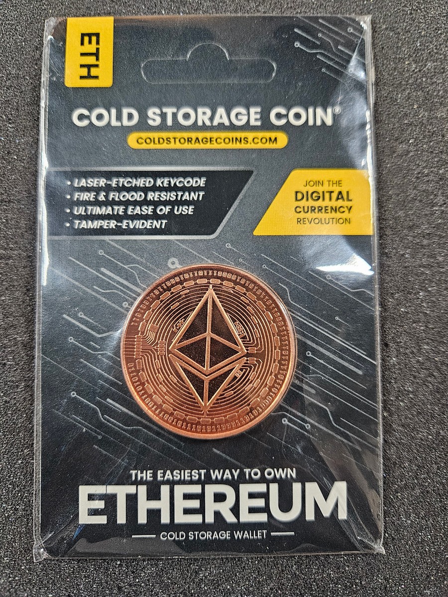 🌟 ETHEREUM Cold Storage Coin Crypto Wallet .999 Fine Copper | eBay