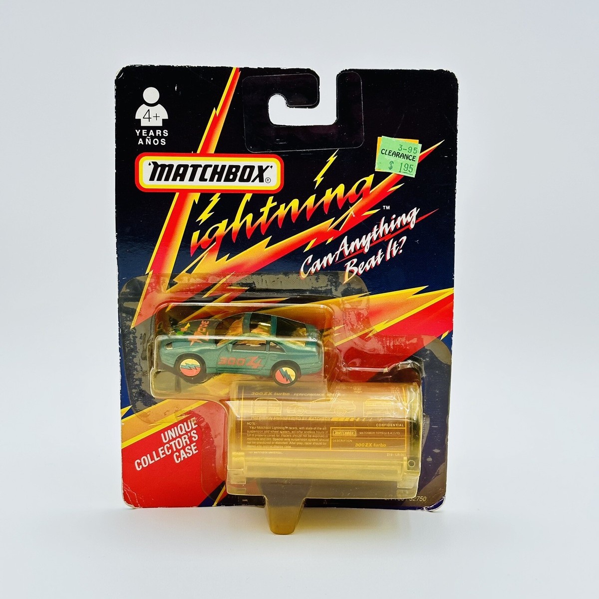 Matchbox Blue NISSAN 300 ZX Turbo 1991 LIGHTNING LR750 NEW SEALED
