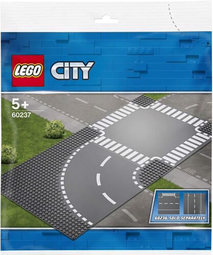  LEGO City 60237 Kurve und Kreuzung  - Afbeelding 1 van 4