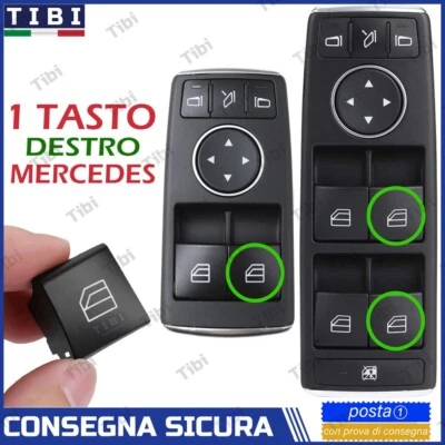 AFTERMARKET PRODUCTS PULSANTI TASTI DX PULSANTIERA ALZACRISTALLI MERCEDES CLASSE A B C E GLK CLA GLA