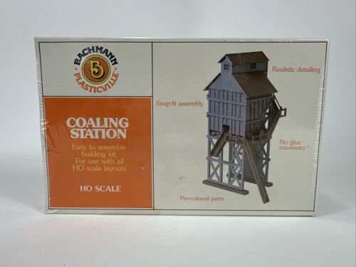 HO Scale Bachmann Plasticville, Coaling Station, #2711 BN Sealed Box