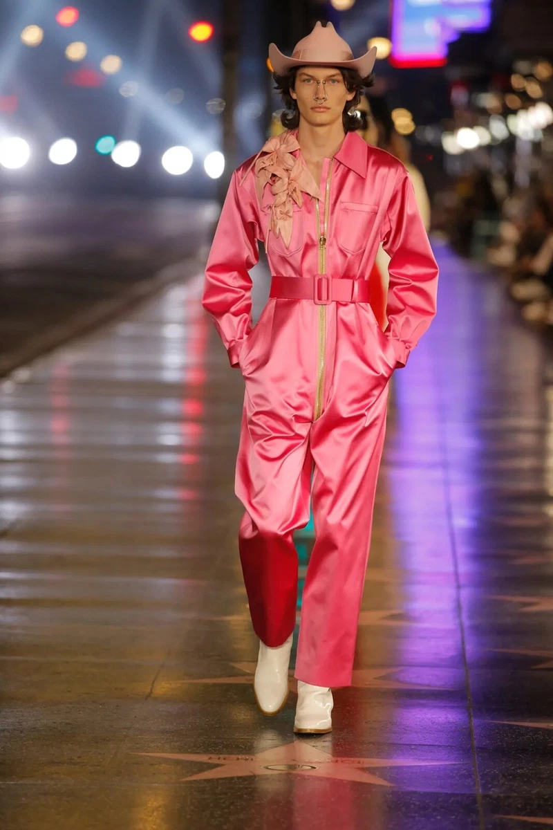 Pink jumpsuit clearance men