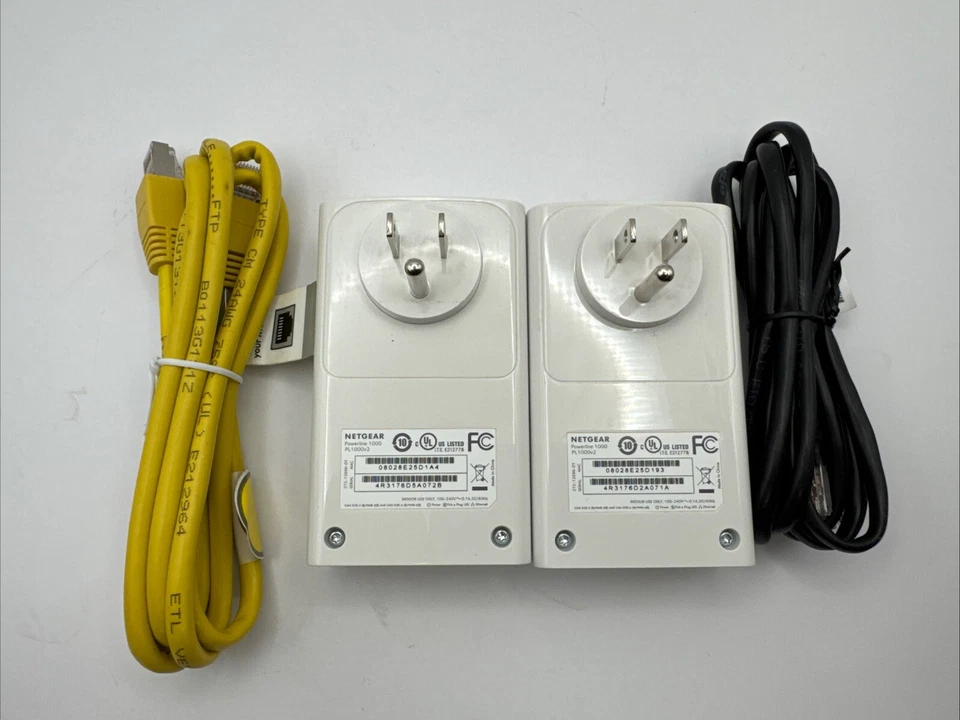 (2) Netgear Powerline 1000 PL1000 Network Extender 1000Mbps OEM Tested - Image 2 of 4