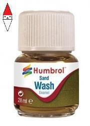 HUMBROL 28ML ENAMEL WASH - SAND